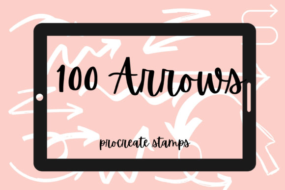 100 Arrow Procreate Stamps for Faster Art