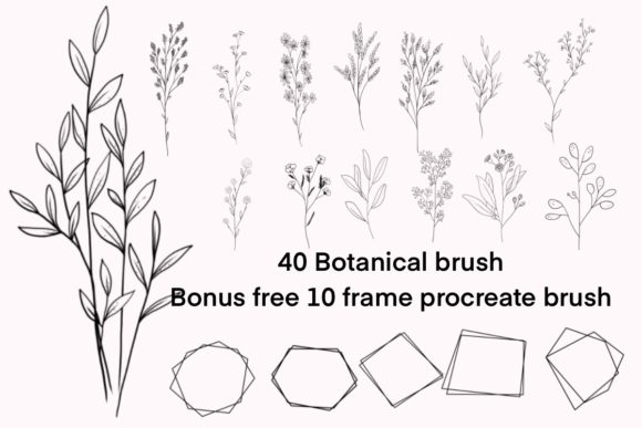 Botanical Brush Stamp: Your Digital Garden Toolkit