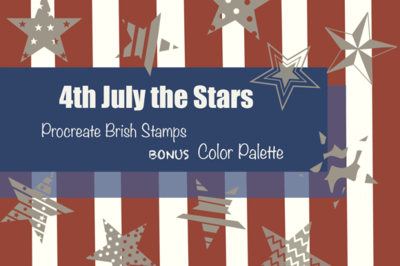 Celebrate with 4th of July Star Stamps for Procreate