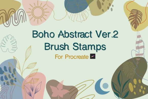 Elevating Digital Artistry with Boho Abstract Brush Stamps for Procreate