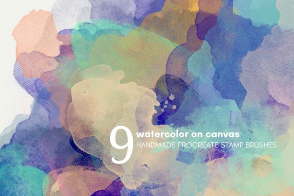 Master Watercolor on Canvas in Procreate