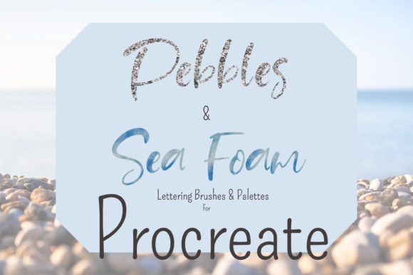 Strategic Branding with Procreate Pebbles Sea Foam Lettering