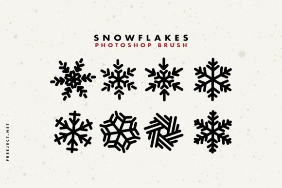 Streamlining Winter Design with a 50-Piece Snowflake Brush Collection