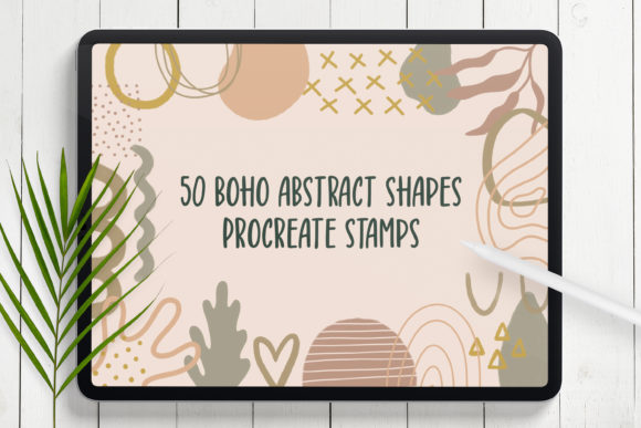 Unlocking Creative Potential with Boho Abstract Shapes Procreate Stamps