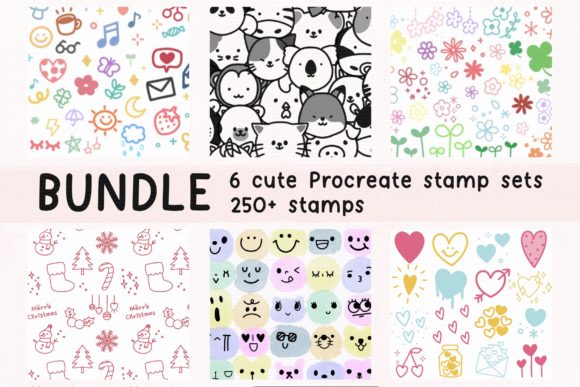 Unlocking Creativity with the Procreate Cute Doodle Stamp Mini Bundle